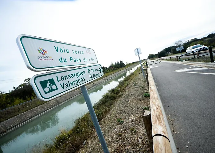 Dans Petit Mas Calme Lägenhet Valergues